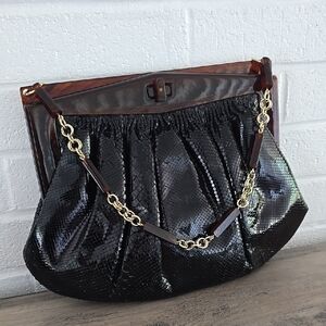 Colombetti Milano Vintage Snake Skin Purse